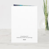 Beautiful Elegant Renaissance Style Christmas Tree Feestdagen Kaart (Achterkant)