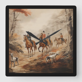 Beautiful English Countryside Clock Vierkante Klok