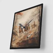 Beautiful English Countryside Clock Vierkante Klok (Hoek)