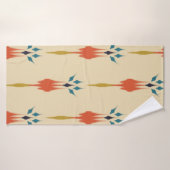 Beautiful Ethnic abstract ikat art. Seamless Kasur Badhanddoek (Badhanddoek)