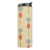 Beautiful Ethnic abstract ikat art. Seamless Kasur Thermosbeker (Gedraaid links)