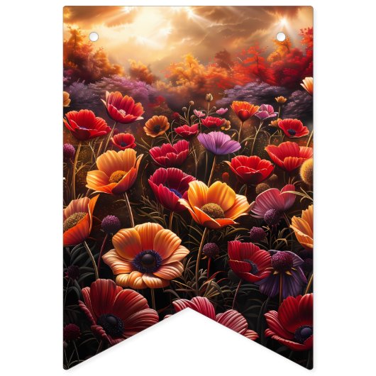 Beautiful Evening Wedding Backdrop Vlaggetjes (Derde vlag)