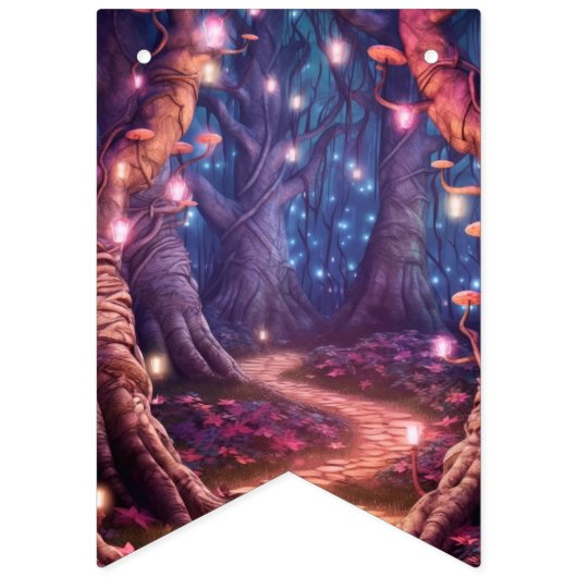 Beautiful Evening Wedding Backdrop Vlaggetjes (Derde vlag)