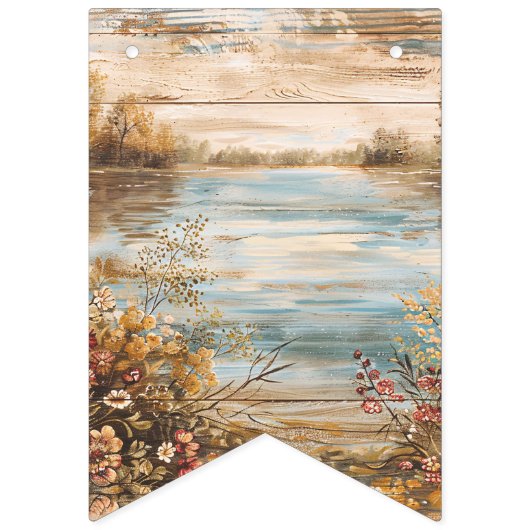 Beautiful Evening Wedding Backdrop Vlaggetjes (Derde vlag)