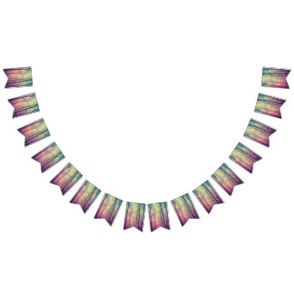 Beautiful Evening Wedding Backdrop Vlaggetjes