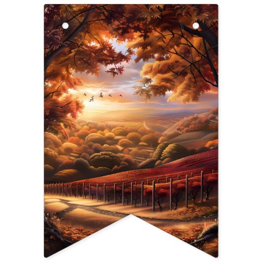 Beautiful Evening Wedding Backdrop Vlaggetjes (Derde vlag)