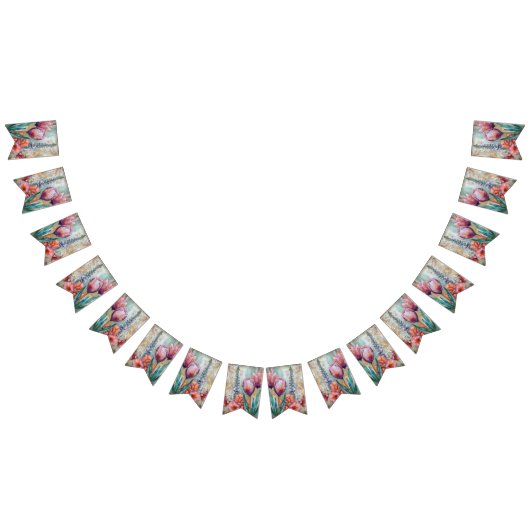 Beautiful Evening Wedding Backdrop Vlaggetjes (Alle)