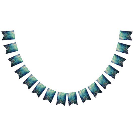 Beautiful Evening Wedding Backdrop Vlaggetjes (Alle)