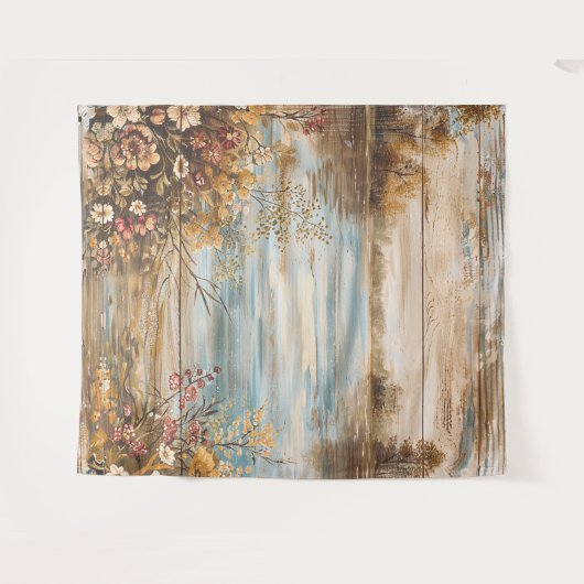 Beautiful Evening Wedding Backdrop Wandkleed (Voorkant (horizontaal))