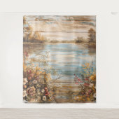 Beautiful Evening Wedding Backdrop Wandkleed (Voorkant)