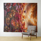 Beautiful Evening Wedding Backdrop Wandkleed (In Situ (horizontaal))