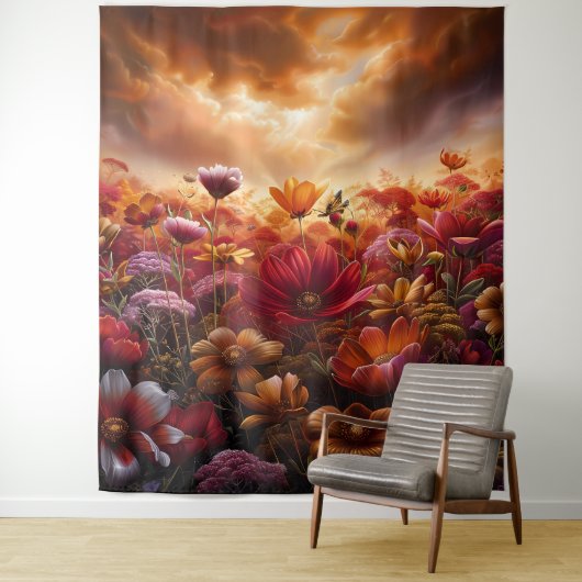 Beautiful Evening Wedding Backdrop Wandkleed (In situ)