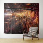 Beautiful Evening Wedding Backdrop Wandkleed (In Situ (horizontaal))