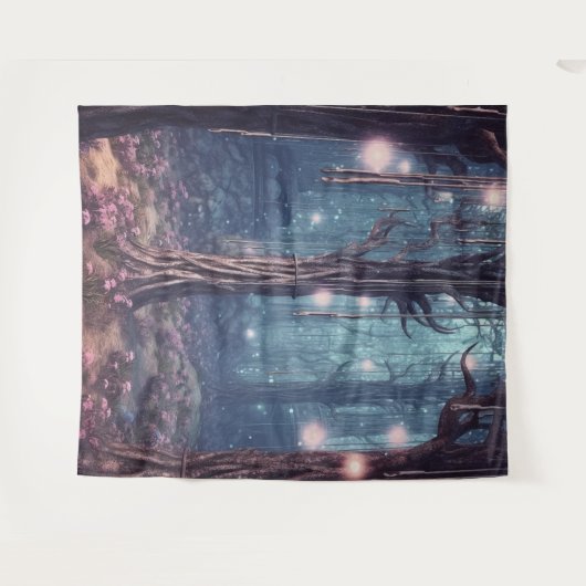 Beautiful Evening Wedding Backdrop Wandkleed (Voorkant (horizontaal))