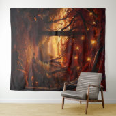 Beautiful Evening Wedding Backdrop Wandkleed (In Situ (horizontaal))