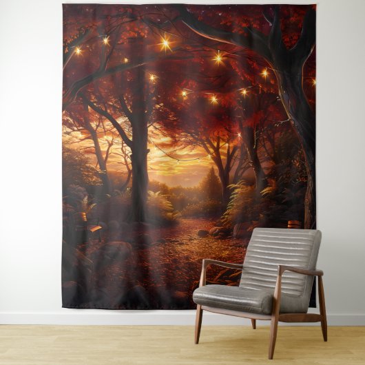 Beautiful Evening Wedding Backdrop Wandkleed (In situ)