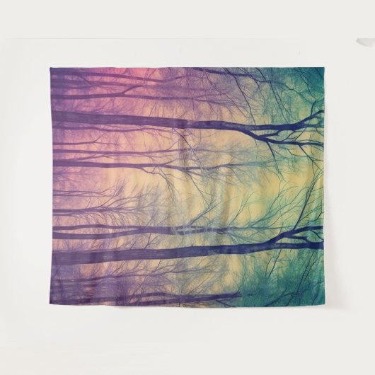 Beautiful Evening Wedding Backdrop Wandkleed (Voorkant (horizontaal))