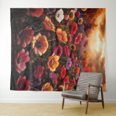 Beautiful Evening Wedding Backdrop Wandkleed (In Situ (horizontaal))