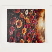 Beautiful Evening Wedding Backdrop Wandkleed (Voorkant (horizontaal))