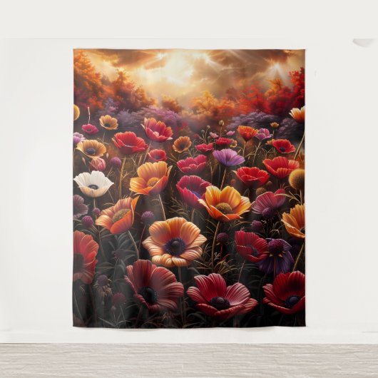 Beautiful Evening Wedding Backdrop Wandkleed (Voorkant)