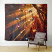 Beautiful Evening Wedding Backdrop Wandkleed (In Situ (horizontaal))