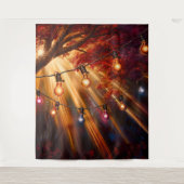 Beautiful Evening Wedding Backdrop Wandkleed (Voorkant)