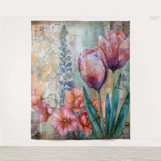 Beautiful Evening Wedding Backdrop Wandkleed (Voorkant)