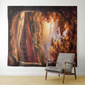 Beautiful Evening Wedding Backdrop Wandkleed (In Situ (horizontaal))