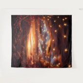 Beautiful Evening Wedding Backdrop Wandkleed (Voorkant (horizontaal))