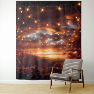 Beautiful Evening Wedding Backdrop Wandkleed