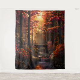 Beautiful Evening Wedding Backdrop Wandkleed