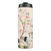 Beautiful exotic chinoiserie Waalse paper. Hand dr Thermosbeker (Voorkant)