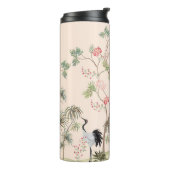 Beautiful exotic chinoiserie Waalse paper. Hand dr Thermosbeker (Gedraaid links)