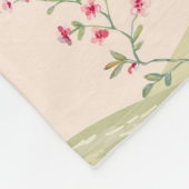 Beautiful exotic chinoiserie wallpaper. Hand drawn Fleece Deken (Hoek)