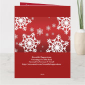 Beautiful Expressions - Holiday Greeting Cards Kaart (Achterkant)