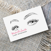 Beautiful eyes Long lashes Lash Extension Business Visitekaartje