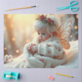 Beautiful Fairy and Baby Fantasy Art Tissue Paper Tissuepapier (Craft)