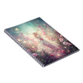 Beautiful Fairy in Garden Notitieboek (Rechterzijde)