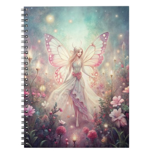 Beautiful Fairy in Garden Notitieboek (Voorkant)