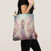 Beautiful Fairy in Garden Tote Bag (Dichtbij)