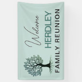 Beautiful Family tree Family Reunion Spandoek (Verticaal)