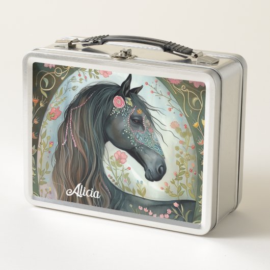 Beautiful Fantasy Black Horse (Voorkant)