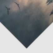 Beautiful Fantasy Gothic Raven Tissuepapier (Detail)