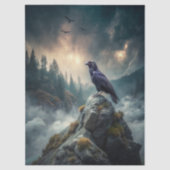 Beautiful Fantasy Gothic Raven  Tissuepapier (Voorkant)