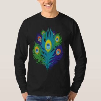 Beautiful Feathers Bird Animal Lover Peacock T-shirt