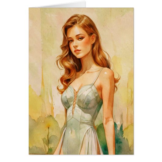 Beautiful Female portrait (Voorkant)