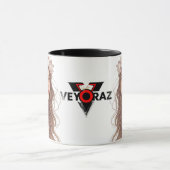 Beautiful Floral Anime Girl – Soft Pastel Aesthe Mok (Midden)