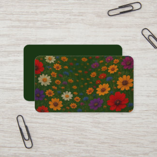 Beautiful Floral Business Card (1) Visitekaartje