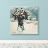 Beautiful floral fine art canvas by Pola.B.Alex (Insitu (Houten vloer))