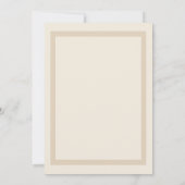 Beautiful Floral Hydrangea Bridal Shower Kaart (Achterkant)